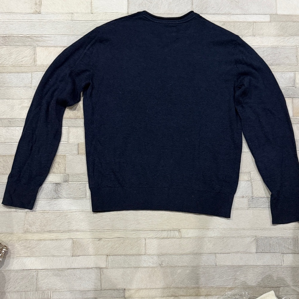GAP Men's Crewneck Sweater - navy blue - Picture 6 of 8